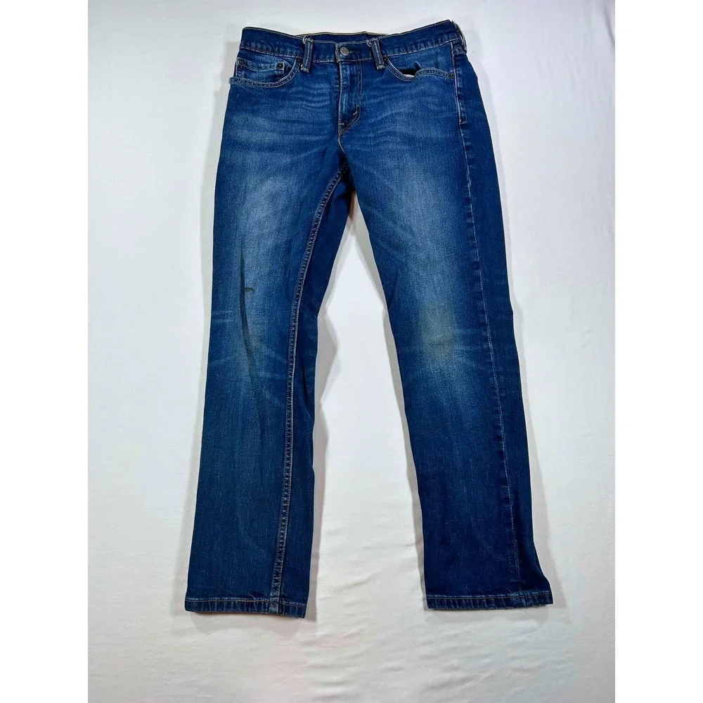 Levis 511 Slim Fit Jeans Mens 32x30 Medium Wash Blue Denim Pants